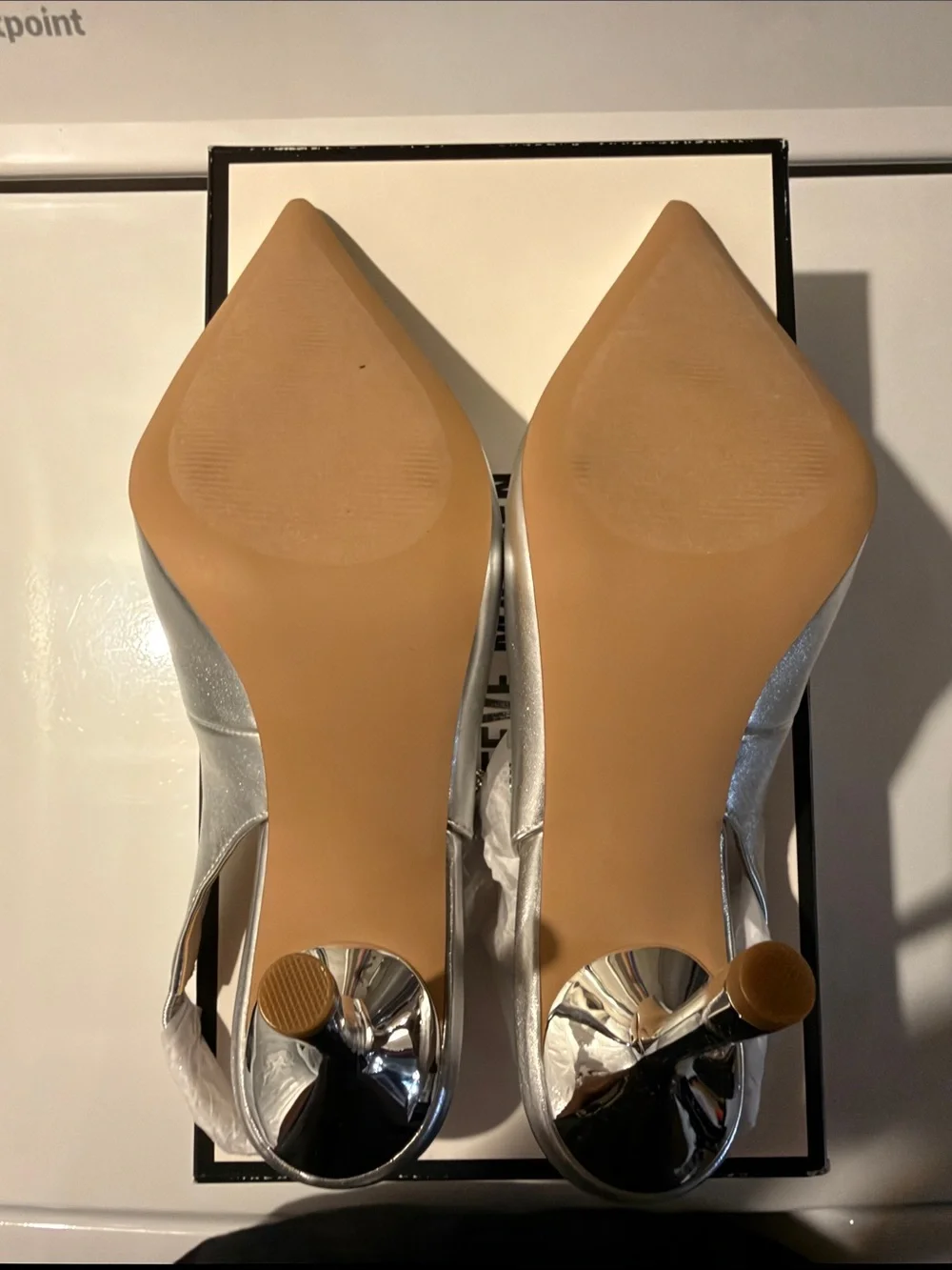 Steve Madden shiny metallic